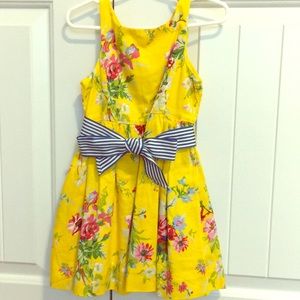 Ralph Lauren Polo Toddler Girl Sateen Floral Dress